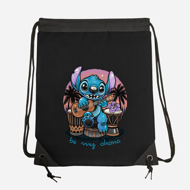 Be My Ohana-None-Drawstring-Bag-glitchygorilla