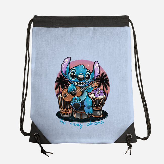 Be My Ohana-None-Drawstring-Bag-glitchygorilla