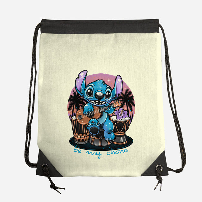 Be My Ohana-None-Drawstring-Bag-glitchygorilla