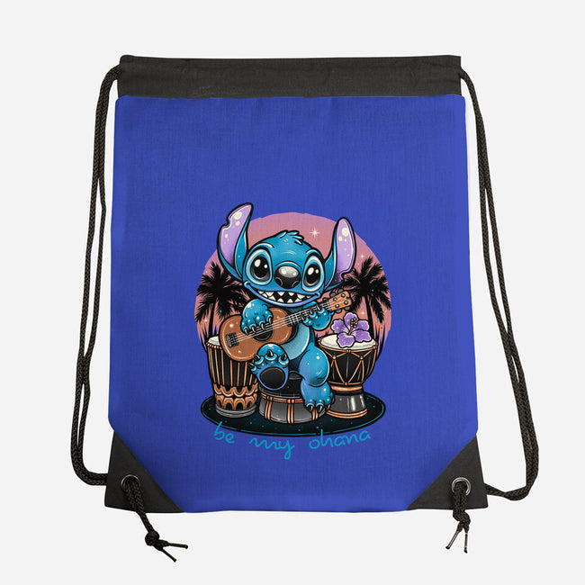Be My Ohana-None-Drawstring-Bag-glitchygorilla