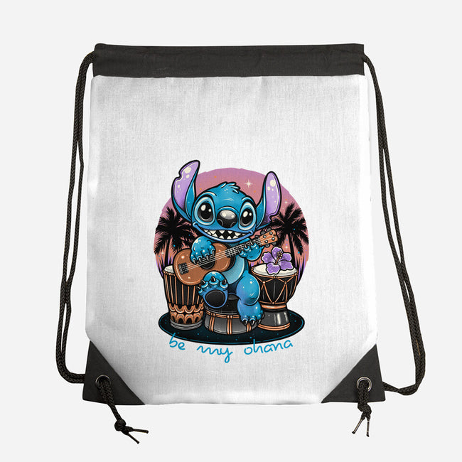 Be My Ohana-None-Drawstring-Bag-glitchygorilla