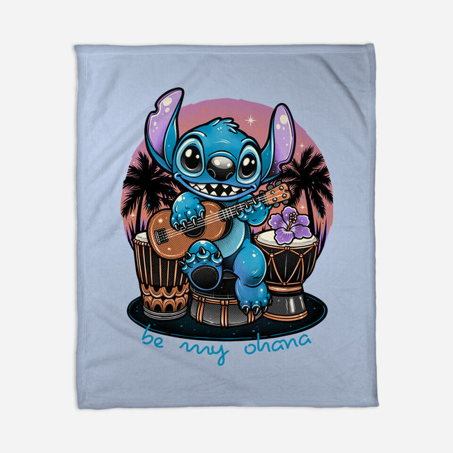 Be My Ohana-None-Fleece-Blanket-glitchygorilla