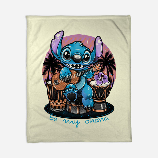 Be My Ohana-None-Fleece-Blanket-glitchygorilla