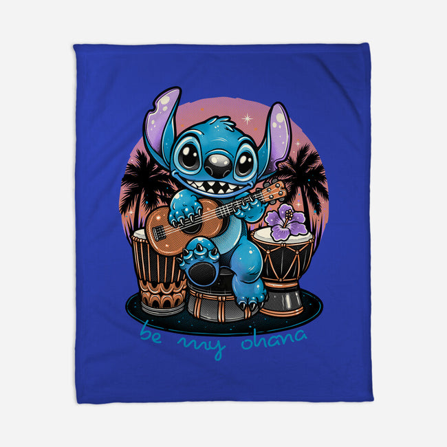 Be My Ohana-None-Fleece-Blanket-glitchygorilla