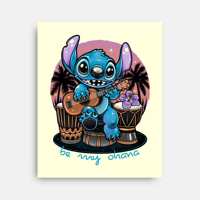 Be My Ohana-None-Stretched-Canvas-glitchygorilla