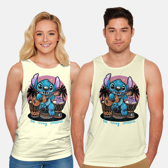 Be My Ohana-Unisex-Basic-Tank-glitchygorilla