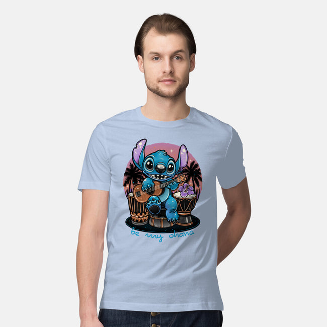 Be My Ohana-Mens-Premium-Tee-glitchygorilla