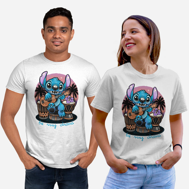 Be My Ohana-Unisex-Basic-Tee-glitchygorilla