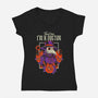 Trust The Doctor-Womens-V-Neck-Tee-P1yu5h