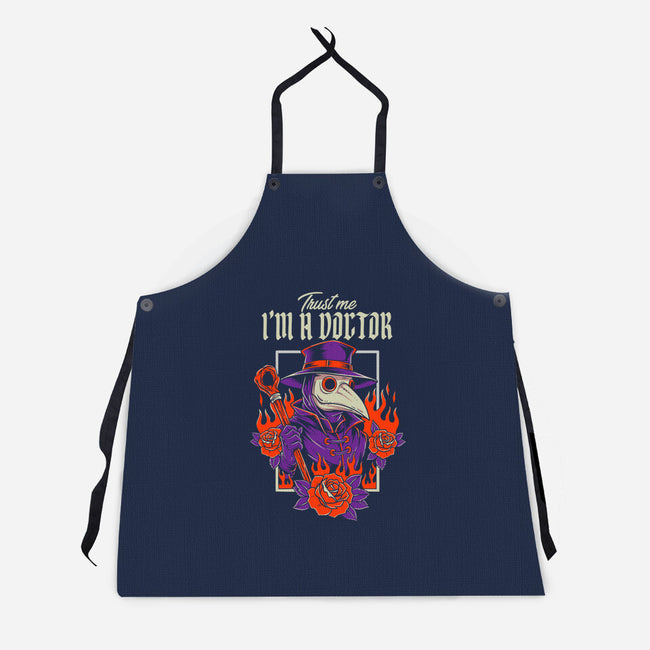 Trust The Doctor-Unisex-Kitchen-Apron-P1yu5h