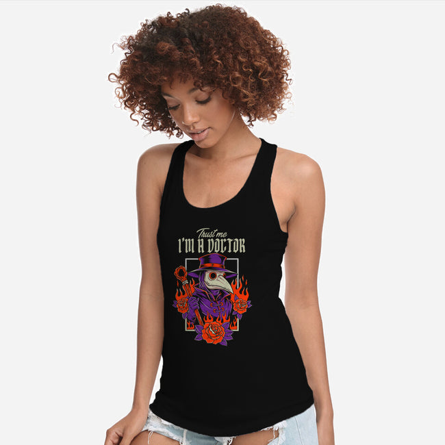 Trust The Doctor-Womens-Racerback-Tank-P1yu5h