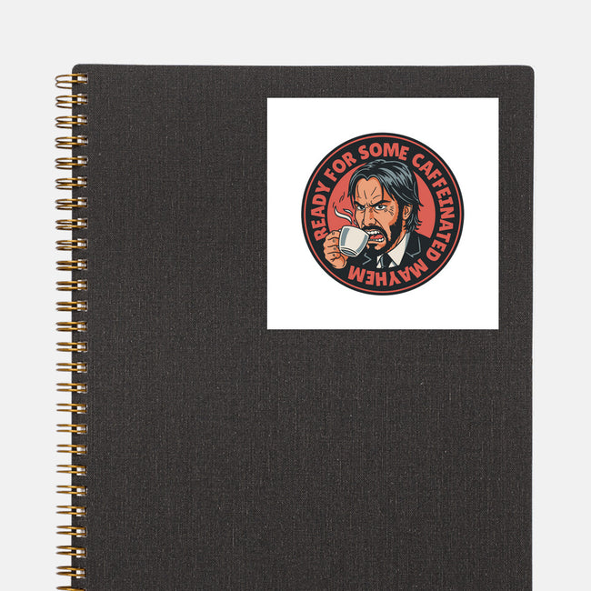 Caffeinated Mayhem-None-Glossy-Sticker-P1yu5h