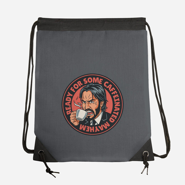 Caffeinated Mayhem-None-Drawstring-Bag-P1yu5h