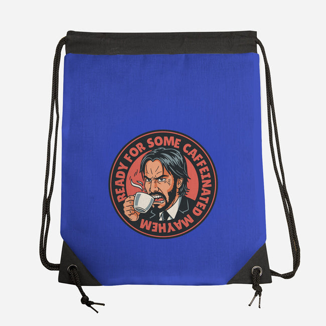 Caffeinated Mayhem-None-Drawstring-Bag-P1yu5h