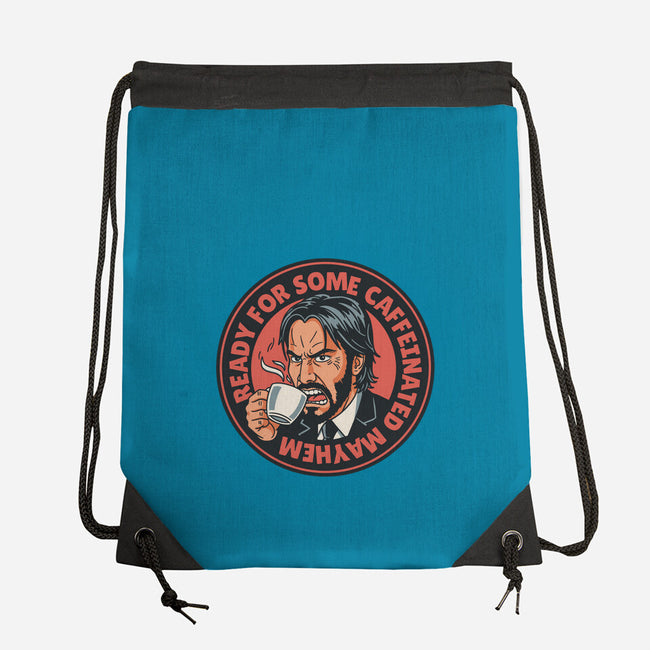 Caffeinated Mayhem-None-Drawstring-Bag-P1yu5h