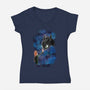 My First Dragon-Womens-V-Neck-Tee-nickzzarto