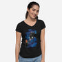 My First Dragon-Womens-V-Neck-Tee-nickzzarto