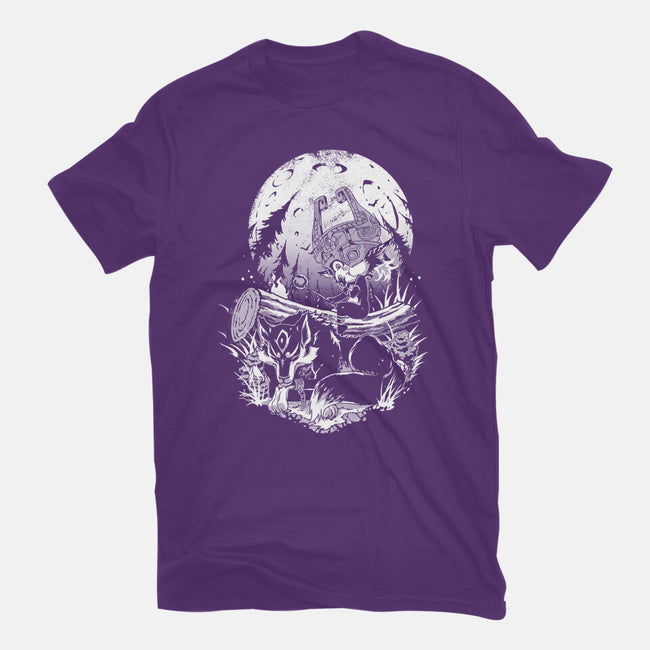 Sleeping Hero-Womens-Fitted-Tee-Estudio Horta