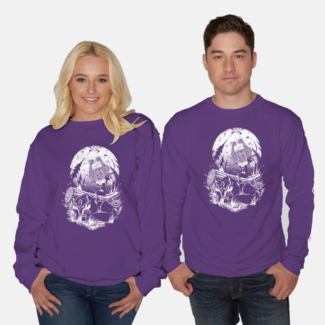 Sleeping Hero-Unisex-Crew Neck-Sweatshirt-Estudio Horta