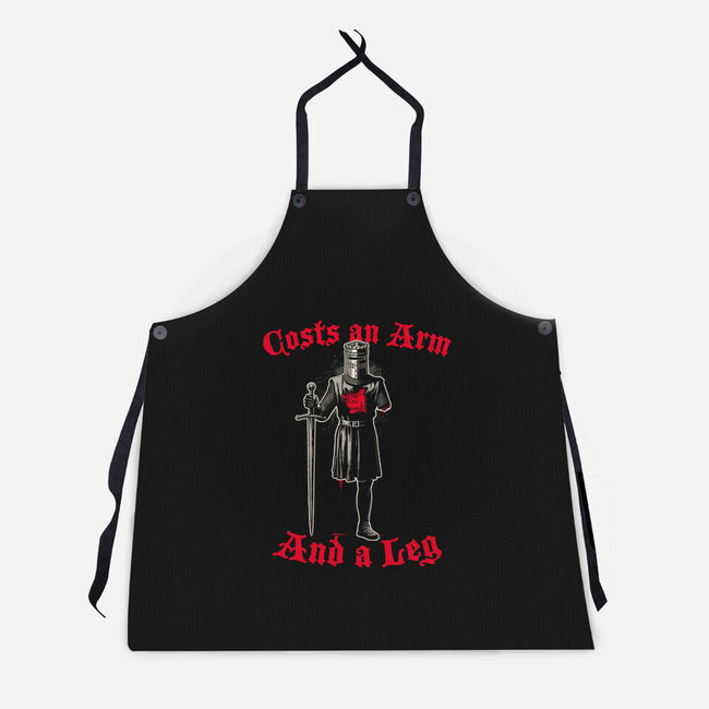 Black Knight Debt-Unisex-Kitchen-Apron-Popnotic