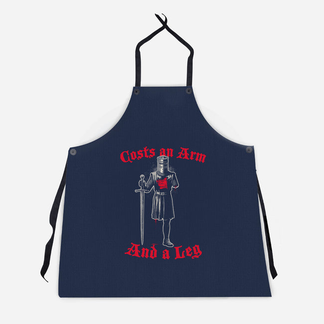 Black Knight Debt-Unisex-Kitchen-Apron-Popnotic