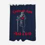 Black Knight Debt-None-Polyester-Shower Curtain-Popnotic
