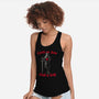 Black Knight Debt-Womens-Racerback-Tank-Popnotic