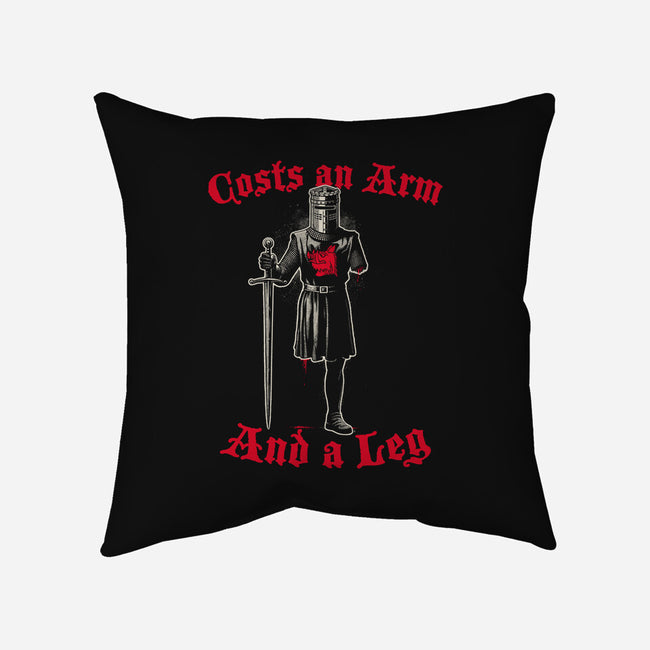 Black Knight Debt-None-Removable Cover w Insert-Throw Pillow-Popnotic