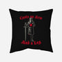 Black Knight Debt-None-Removable Cover w Insert-Throw Pillow-Popnotic