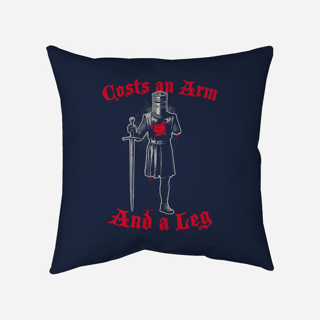 Black Knight Debt-None-Removable Cover w Insert-Throw Pillow-Popnotic
