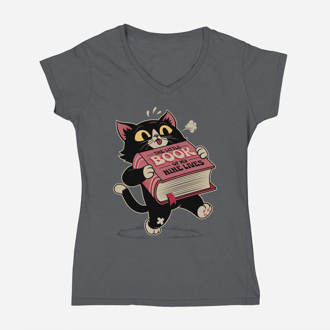The History Of My Life-Womens-V-Neck-Tee-Popnotic