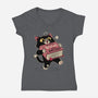 The History Of My Life-Womens-V-Neck-Tee-Popnotic