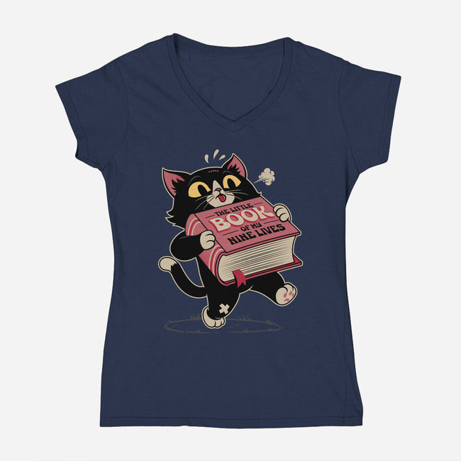The History Of My Life-Womens-V-Neck-Tee-Popnotic