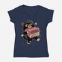 The History Of My Life-Womens-V-Neck-Tee-Popnotic