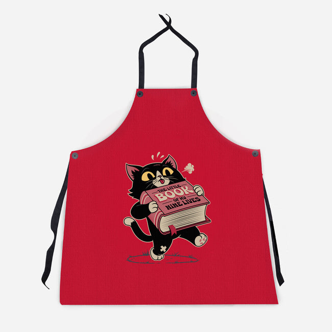 The History Of My Life-Unisex-Kitchen-Apron-Popnotic