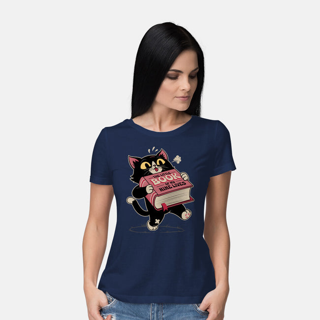 The History Of My Life-Womens-Basic-Tee-Popnotic