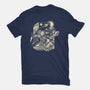 Running In Space-Womens-Fitted-Tee-Estudio Horta