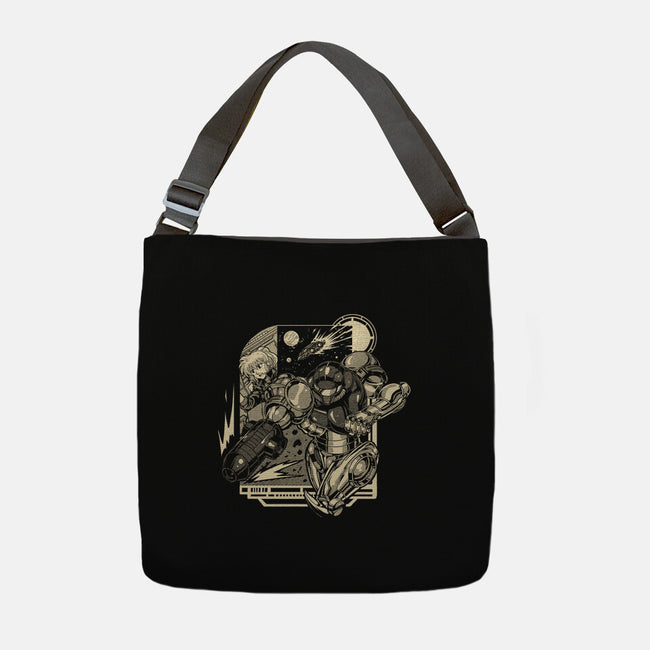 Running In Space-None-Adjustable Tote-Bag-Estudio Horta