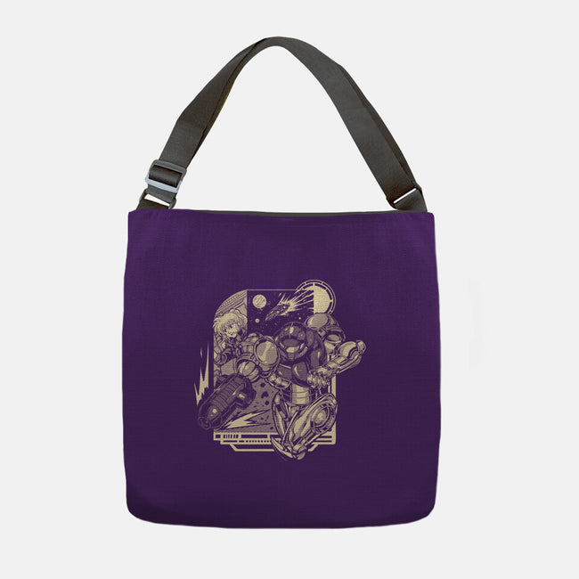 Running In Space-None-Adjustable Tote-Bag-Estudio Horta