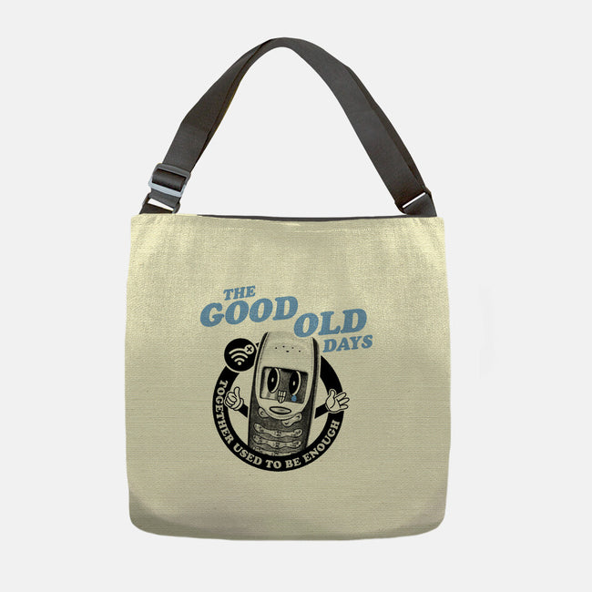 The Good Old Days-None-Adjustable Tote-Bag-Estudio Horta