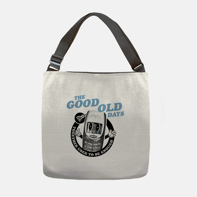 The Good Old Days-None-Adjustable Tote-Bag-Estudio Horta