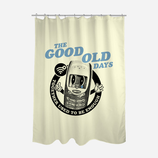 The Good Old Days-None-Polyester-Shower Curtain-Estudio Horta