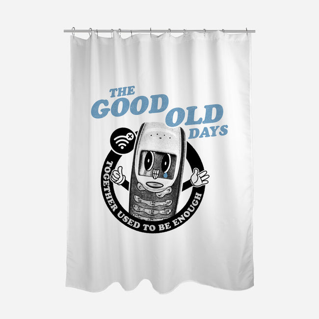 The Good Old Days-None-Polyester-Shower Curtain-Estudio Horta