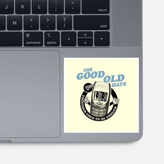 The Good Old Days-None-Glossy-Sticker-Estudio Horta