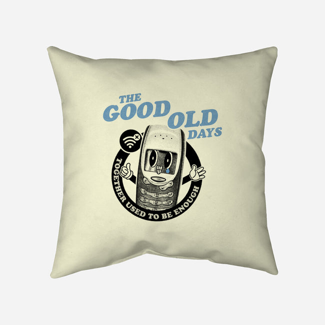 The Good Old Days-None-Removable Cover w Insert-Throw Pillow-Estudio Horta