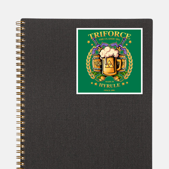 Triforce IPA-None-Glossy-Sticker-FernandoSala