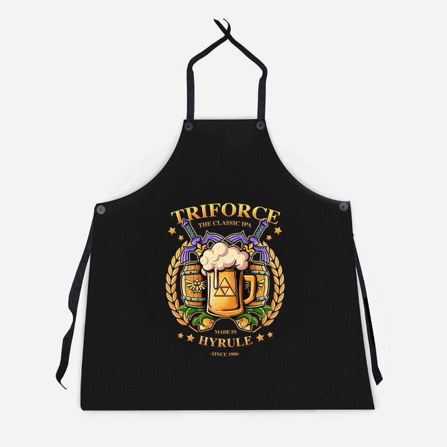 Triforce IPA-Unisex-Kitchen-Apron-FernandoSala