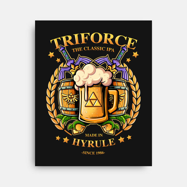 Triforce IPA-None-Stretched-Canvas-FernandoSala