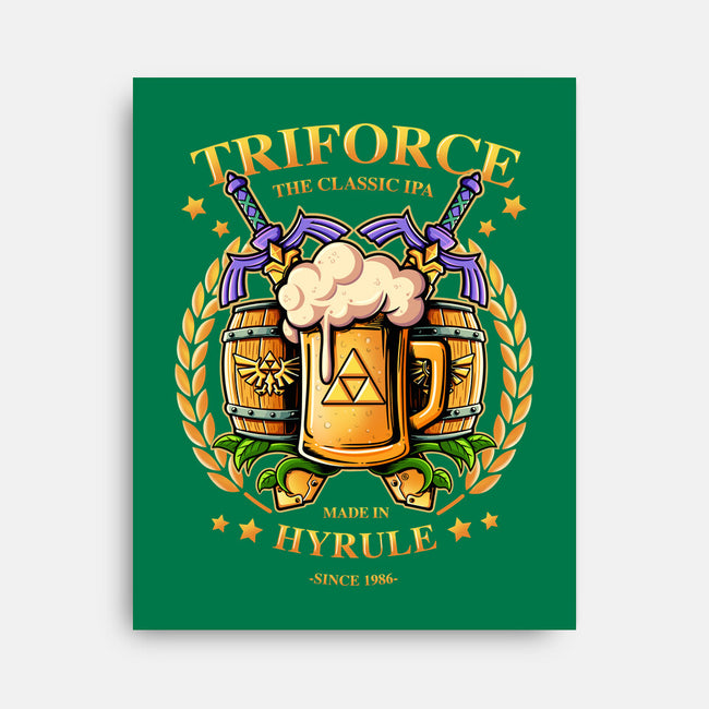 Triforce IPA-None-Stretched-Canvas-FernandoSala