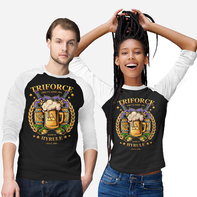 Triforce IPA-Unisex-Baseball-Tee-FernandoSala